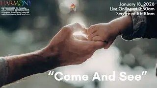 January 18, 2026 Worship Service Harmony United Church, Saint John, NB