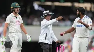 jasprit bumrah vs sam konstas fight  #cricket #bgt  #cricketlover #edit #bgt2024-25