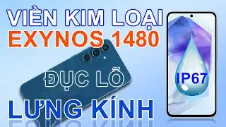Tr&ecirc;n tay bộ đ&ocirc;i Galaxy A35, A55 5G: Exynos 1480 GPU AMD, K&iacute;nh Victus+, IP67, VIỀN KIM LOẠI...