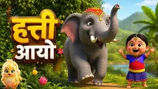 हात्ती आयो वनबाट  - Nepali BalGeet