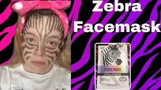 Zebra Facemask| Facemask Friday