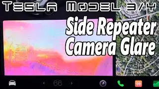 Tesla Model 3 - Side Repeater Camera Glare