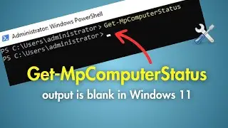 Команда Get-MpComputerStatus ничего не возвращает? Как исправить проблему с Microsoft Defender в ...