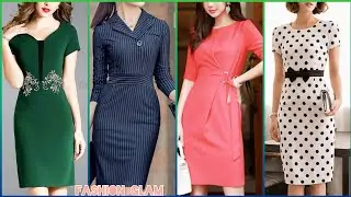 New Formal Wear Bodycon Slim Fit Surplice Sheath Evening Dresses For Work Women's/Dating Dress