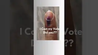 I Cast my Vote Did you? #bangalore loksabha elections #vote #elections2024 #cast your vote #election