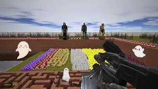 Nextbots Smiler Orbs, Specters, Burgers & Ragefaces vs The Reaper Squad &mdash; Ultimate GMod Arena
