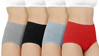 Fabluk&reg; High Waist Cotton Menstrual Panties | Leak-Proof, Comfort-Fit, Eco-Friendly Period Briefs
