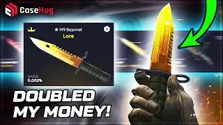 CASEHUG DIAMOND POINTS GAVE ME CS2 KNIVES! Casehug Promo Code Giveaway