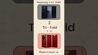 Tri-Fold War! Huawei vs Samsung 😱🔥 Who will win? #trifoldcomparison #techshorts