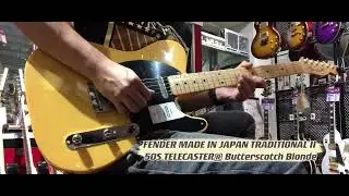 FENDER MADE IN JAPAN TRADITIONAL II 50S TELECASTER Butterscotch Blonde