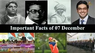 In English - History Of 7 December| Today History | On This Day | 7 December History | 2021