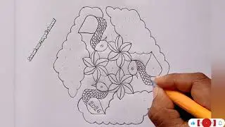 Peacock Kolam Designs for New Year 2026 /🦚/ 15*8 dots beautiful Art New Year Celebration /🦚/