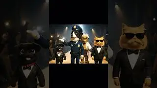 Dogs and Cats Walk the Runway Like Pro! #funny #pets #fashion #runway #shorts #cute