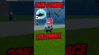 Hard pain combo for combo for pc and mobile #bloxfruits #roblox #onepiece #combos  #games #shorts