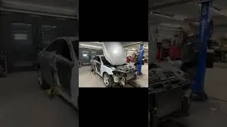 Destroyed Mercedes-Benz Transformation #autobody #repair #mercedes