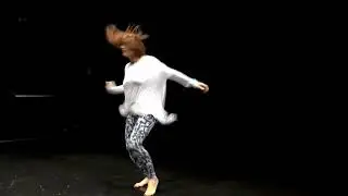 Silvija Tomčik dancing 5Rhythms Waves with quotes from Gabrielle Roth