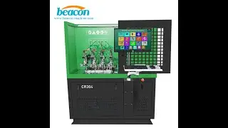 Test 4 injectors same time CR304  electrical testing equipment common rail injector test bench