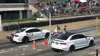 Audi RS3 vs Charger Hellcat | Aut&oacute;dromo Moises Solana, Hidalgo
