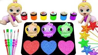 EXTREME SATISFYING ASMR! 🍬 Heart Slime: SPRUNKI Candy & Disney Paint | Oddly ASMR