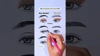 Eyeshadow for hooded vs non hooded eyes #makeuptricks #hoodedeyes