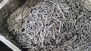 make screw,if you are interested in screw machine,please contact me WeChat/WhatsApp +8613925898721