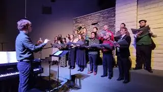 Christmas Eve Choir at Pvbc 2025 - led by Davin Chaffin, Choir director.
