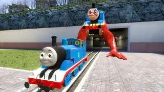 New Building a Thomas Train Chased By All New Thomas The Mutant Monster in Garry's Mod