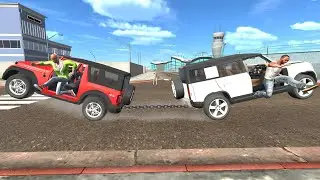 Franklin Defender VS Jack Red Thar Tug Of War In Indian Bike Driving 3D 
