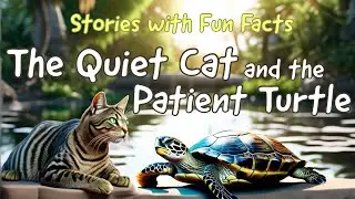 📚 The Quiet Cat and the Patient Turtle 📚 Stories for Kids｜Fun Facts｜Story time｜Bedtime Story