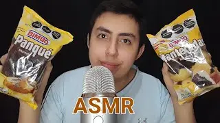 ASMR Comiendo Panque y Mantecadas BIMBO Marmol (Mouth Sounds + Susurros) 🍞🧁