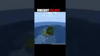 Minecrafy 100 days SURVIVAL island 🏝  #minecraft #gaming