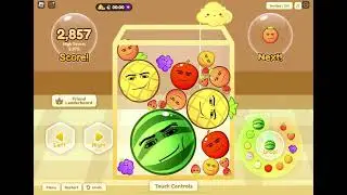 I got the man face water in water melon go! #roblox #watermelongo #fruit