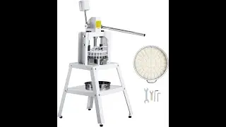 VEVOR 40-Piece Manual Dough Divider | Commercial Bakery Cutter with Stainless Steel Tray & Blades