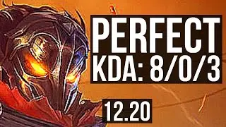 VIKTOR vs VEX (MID) | 8/0/3, Legendary, Rank 10 Viktor | EUW Challenger | 12.20