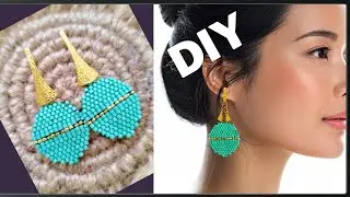 AROS CIRCULAR FACIL DE HACER, #aretes #aros #earrings