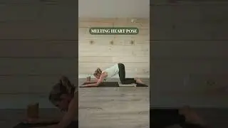 Melting Heart Pose #yinyoga #summersolstice #puppypose #yoga #yogapractice #selfcare #youtubeshorts