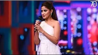 Sajal Ali Singing O Rangreza Song at Qmobile Hum Style Awards 2017