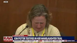 Kim Potter breaks down on the stand as she recounts Daunte Wright incident | LiveNOW from  FOX
