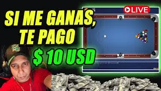 GANA 10 DOLARES si me GANAS en POOL /BILLAR 🎱 ❌