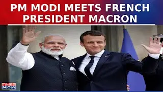 PM Modi Meets French President Emmanuel Macron for Bilateral Talks at G7 Summit |Watch
