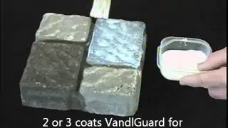 Demonstration VandlGuard Anti-Graffiti Coating