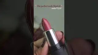 Swiss Beauty Pure Matte Lipstick✨ HOT Nude 222 🤍 | Perfect Pink Nude for All Skin Tones #swissbeauty