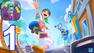 Street Rush - Running Game - Gameplay Walkthrough Part 1 Tutorial (iOS,Android)