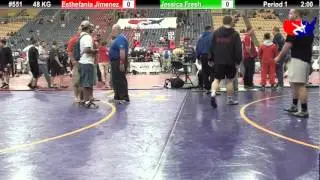 Last Chance Qual. 48 KG: Esthefania Jimenez (OCU/Gator) vs. Jessica Fresh (Waldorf College)