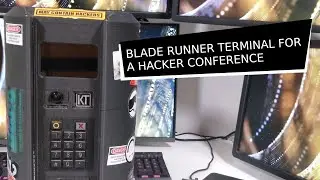 Blade runner terminal for a Hacker conference || Vid-Phon