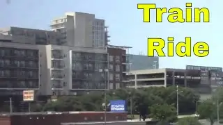 DART Walnut Hill to Lover's Lane Light Rail Train Dallas Area Rapid Transit Public Transportation TX