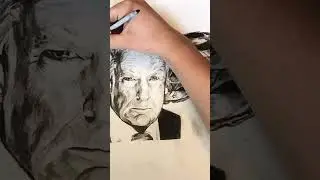 Drawing progression #drawing #progression #sketch #charcoal #trump #marvel #wolverine #timelapse