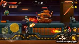 الفوز بمرحلة القطار في لعبة  metal squad