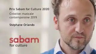 St&eacute;phane Orlando - Prix Sabam for Culture 2020