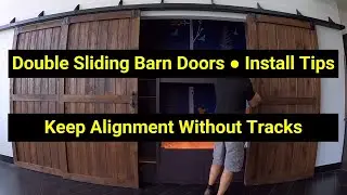 Double Sliding Barn Doors ● Design Ideas, Required Hardware, & Install Tips for Your Barndominium